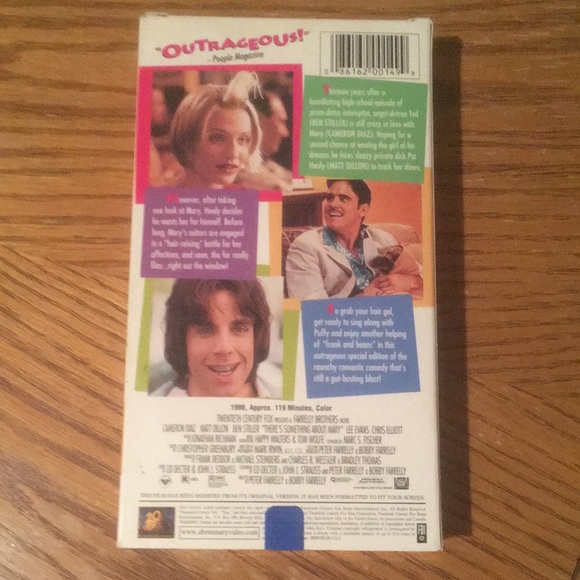 2 Classic Comedy Movies VHS/VCR American Pie & There’s Something About Mary - Picture 3 of 5